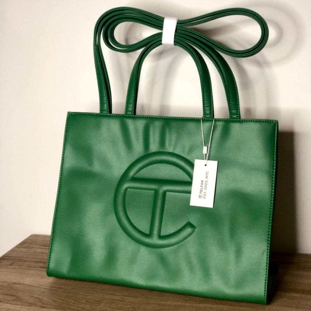 Medium Leaf Green Telfar Bag